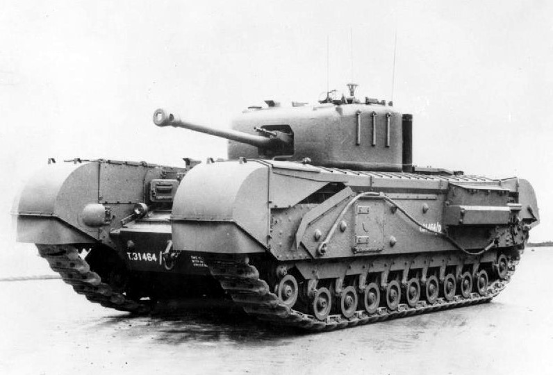 Britská Churchill VII - Pechotný tank.